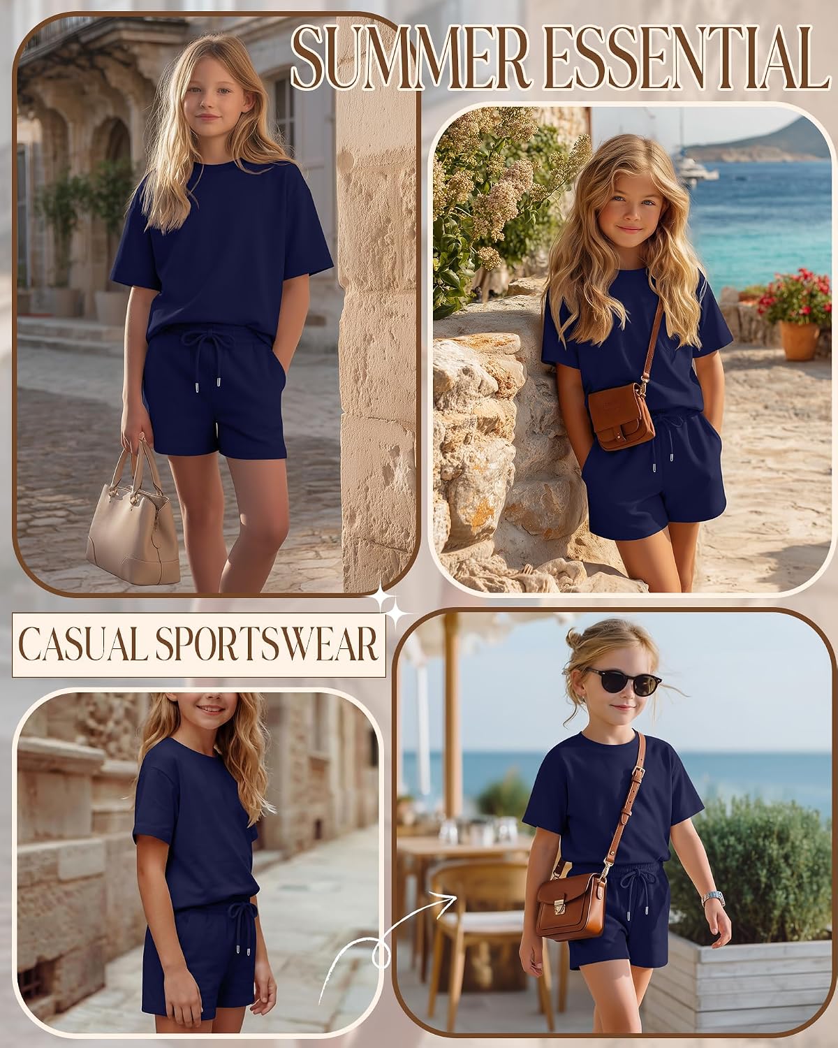 Girl Summer Outfits Clothing Set image 4