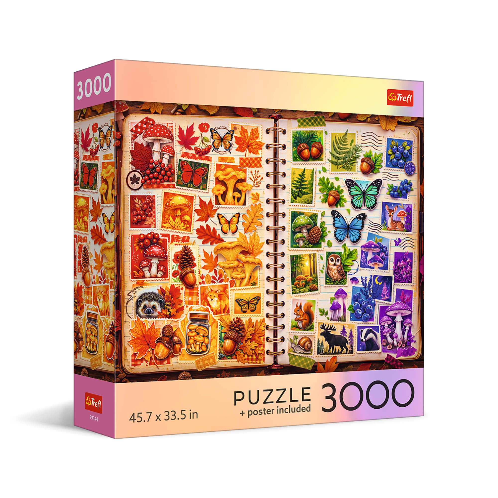 Rainbow Scrapbook - 3000 Piece Puzzle 45.7"x 33.5"