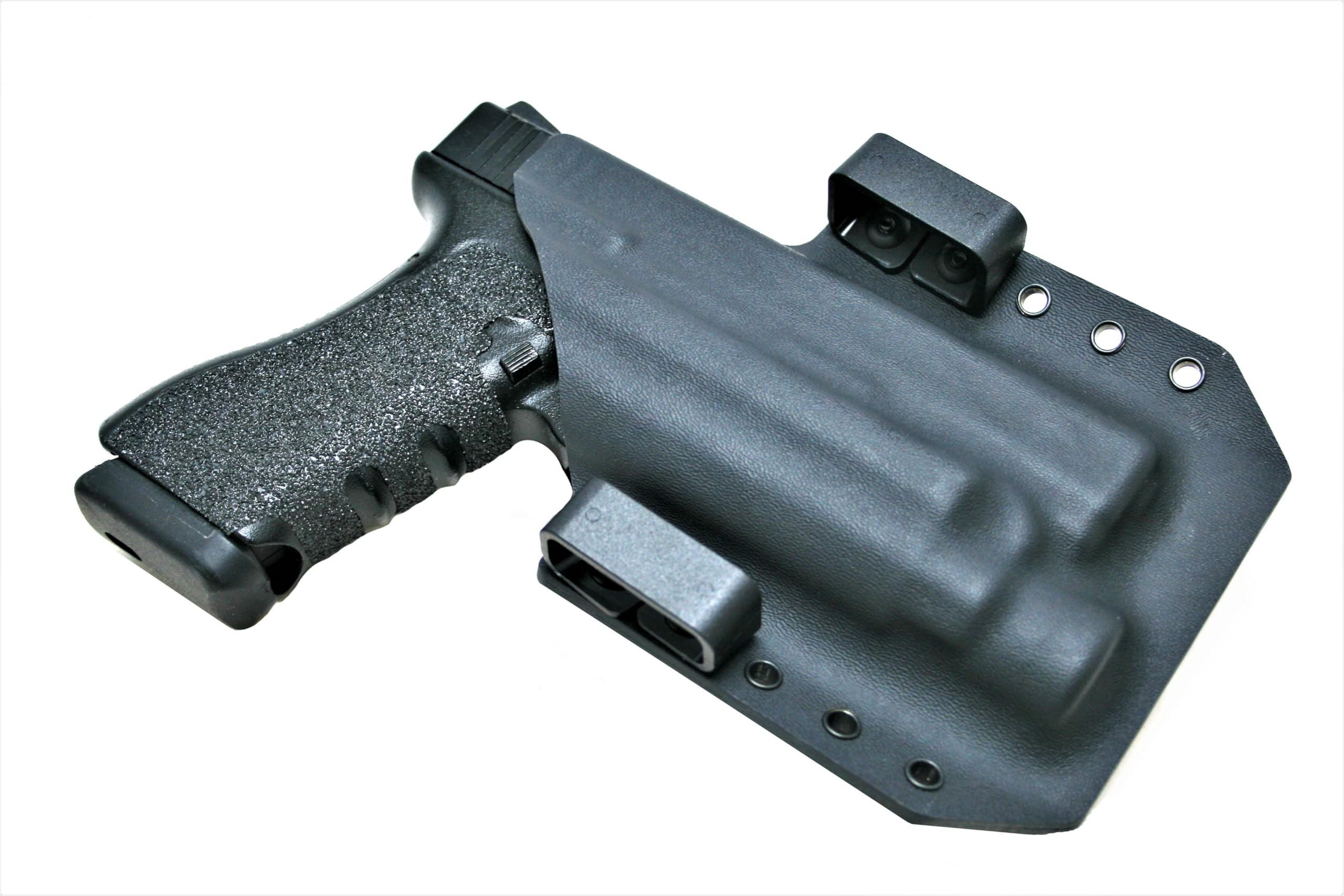 Amazon.com : Left Hand OWB Light Bearing Kydex Gun Holster for