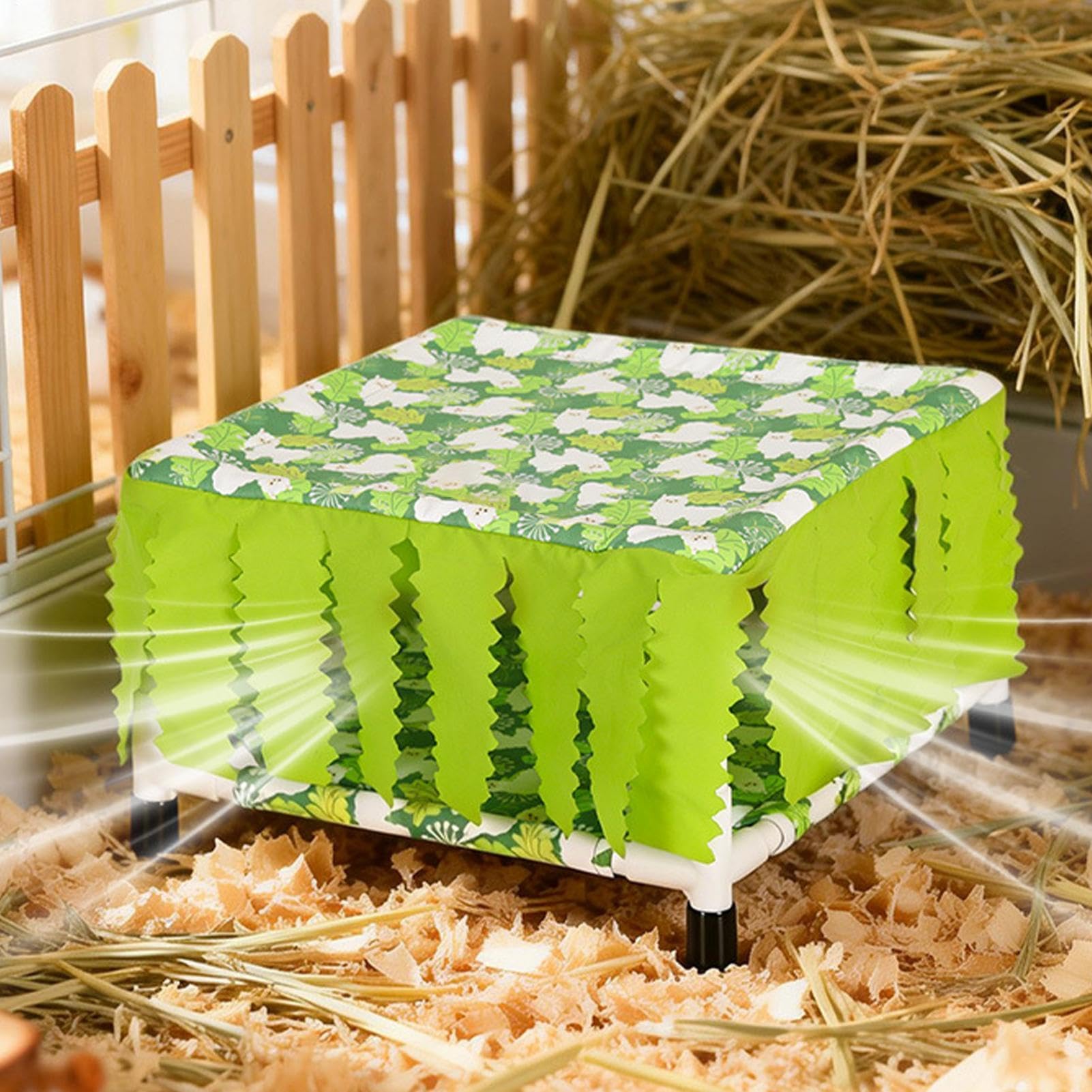 Doppeldecker-Hängematte für Kleintiere – Rutschfestes Schlafbett für Hamster, Kaninchen, Chinchillas, Frettchen, Igel & Eichhörnchen – Täglicher Gebrauch im Käfig