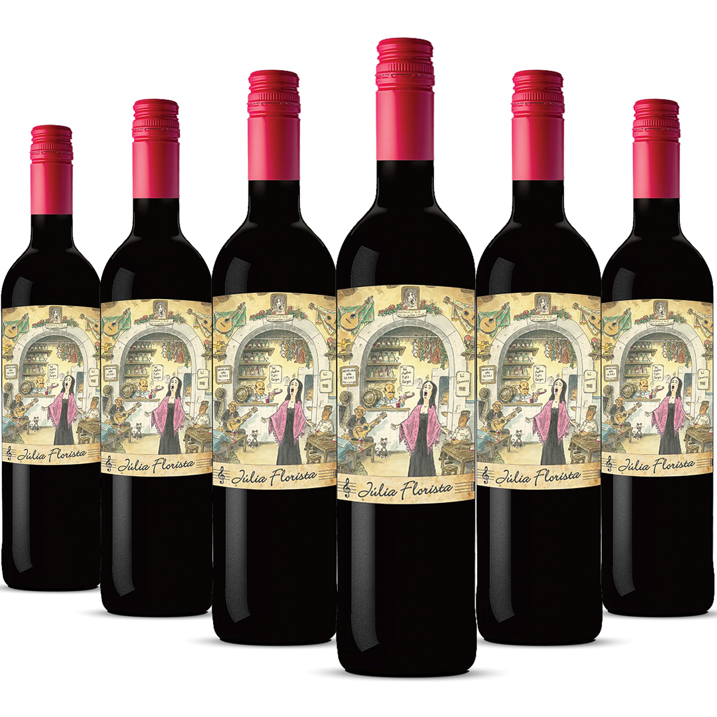 Julia Florista - tinto (6x 0,75 l) - Trockener Rotwein aus Portugal