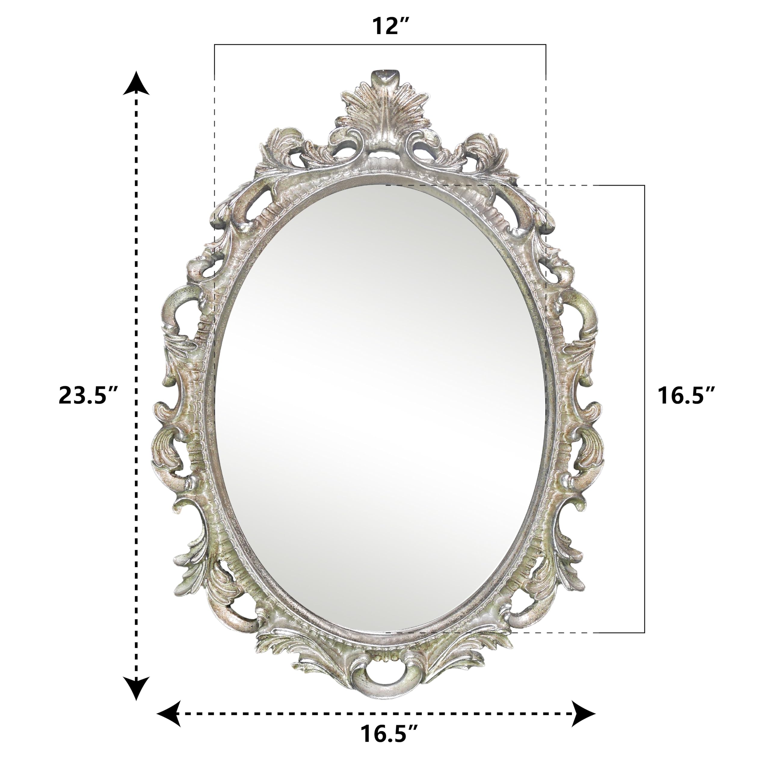 ヴィンテージ 】✴︎70s✴︎ゴージャスな壁掛けミラー