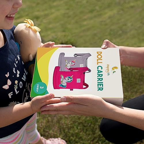 Miniatura 9 de Portabebés para muñecas de juguete, portador delantero y trasero para niñas pequeñas, accesorios de muñeca mariposa