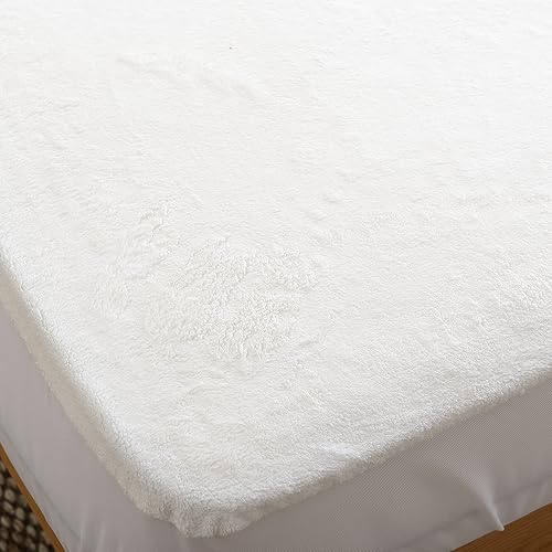 Miniatura 4 de Cheer Collection Protector de colchón Queen 100% impermeable de terciopelo suave y silencioso