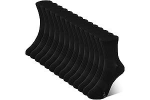 Ultra-Comfy Bamboo Socks for Active Boys: 7-Pack of Athletic Crew Socks for Ages 8-12