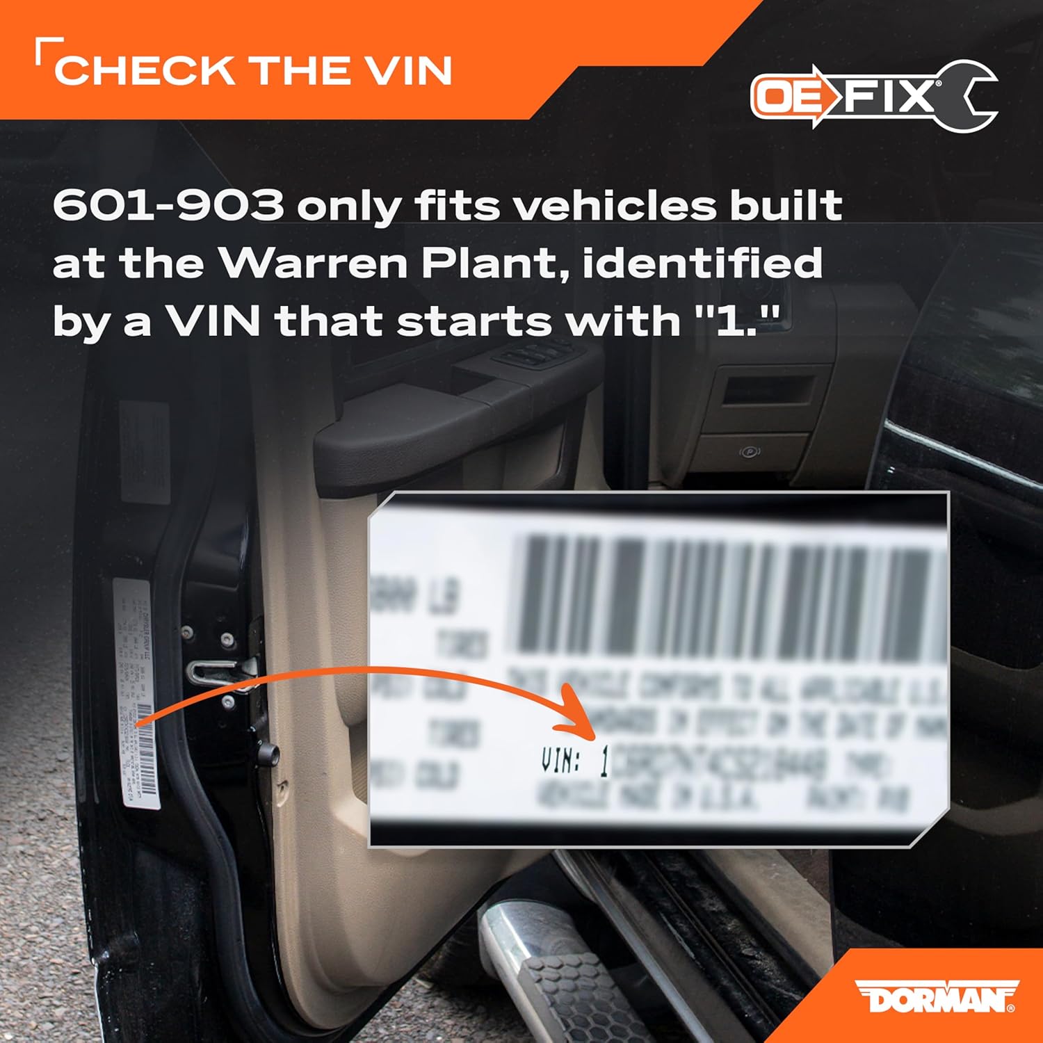 Dorman 601903 E Rack