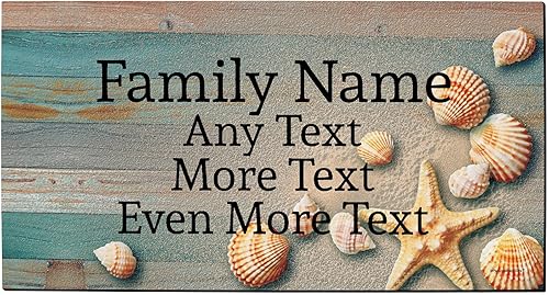 Miniatura 19 de Tapete de bienvenida con nombre de familia personalizable, regalo de inauguración de casa personalizado para nuevo propietario, Negro