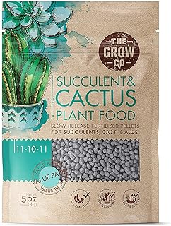 Succulents & Cactus Plant Food - Gentle Long Lasting Formula, Slow Release Fertilizer (Liquid Alternative) for All Potted ...