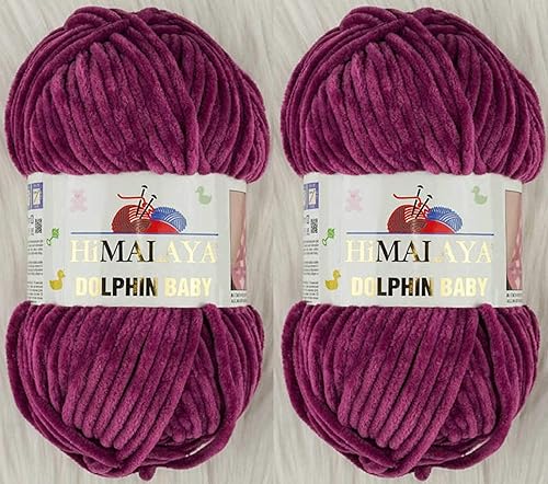 Miniatura 7 de Himalaya Dolphin 80320 - Ovillo de lana para tejer, 2 madejas, 264 yardas, 2 x 3.53 oz (80320)