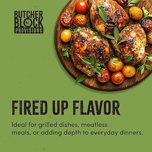 Miniatura 6 de Butcher Block Provisions - Rub de hierbas de ajo - Mezcla de condimentos de ajo ahumado, hierbas italianas y parmesano - Sal marina, cebolla, aceite