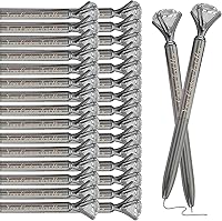 Vista 15 de Bolígrafos de diamantes con cristal personalizado dorado personalizado con nombre grabado a granel bolígrafos de metal personalizados bolígrafos