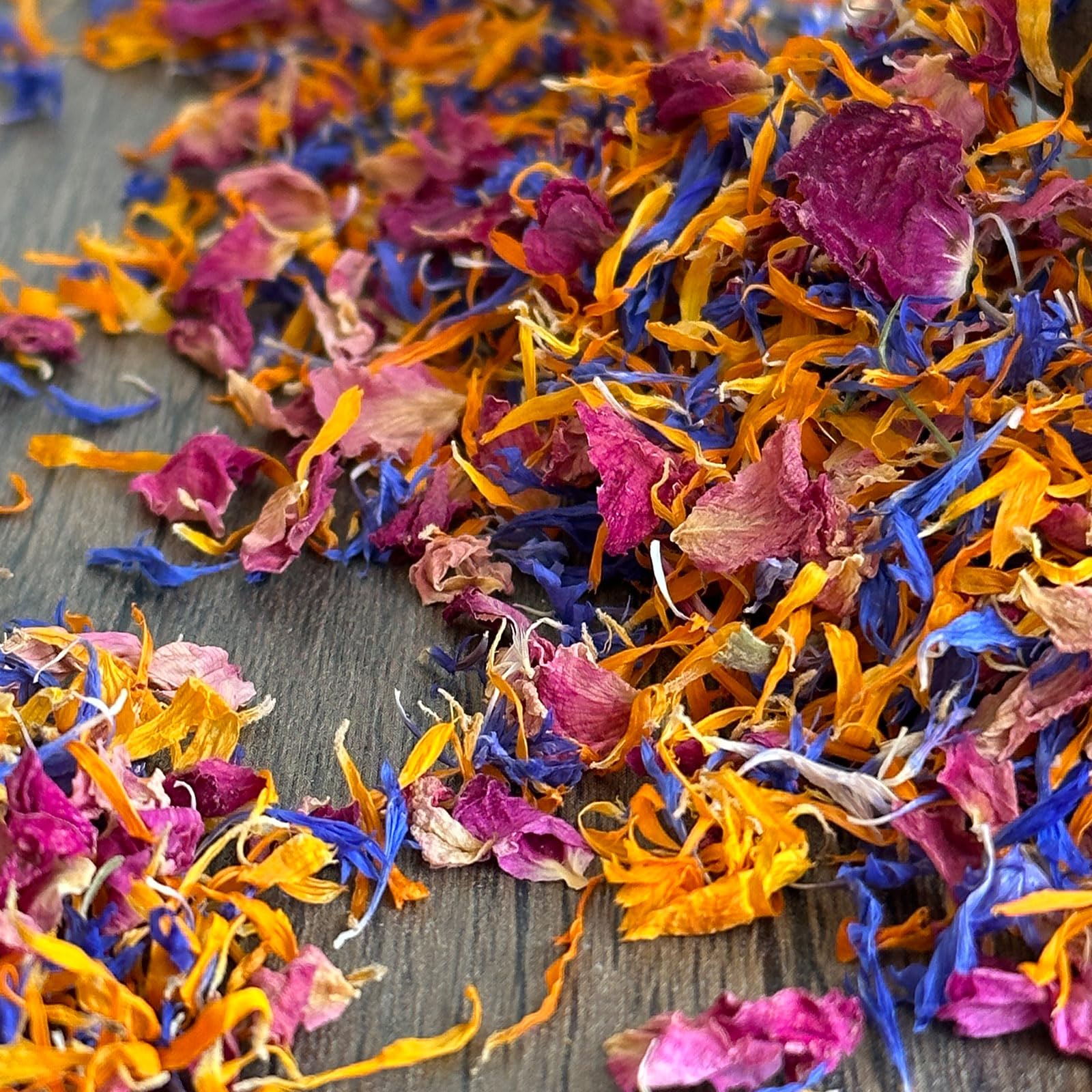 Edible Petals – Harvest Blend Of Natural Dried Yellow And Orange - View #7