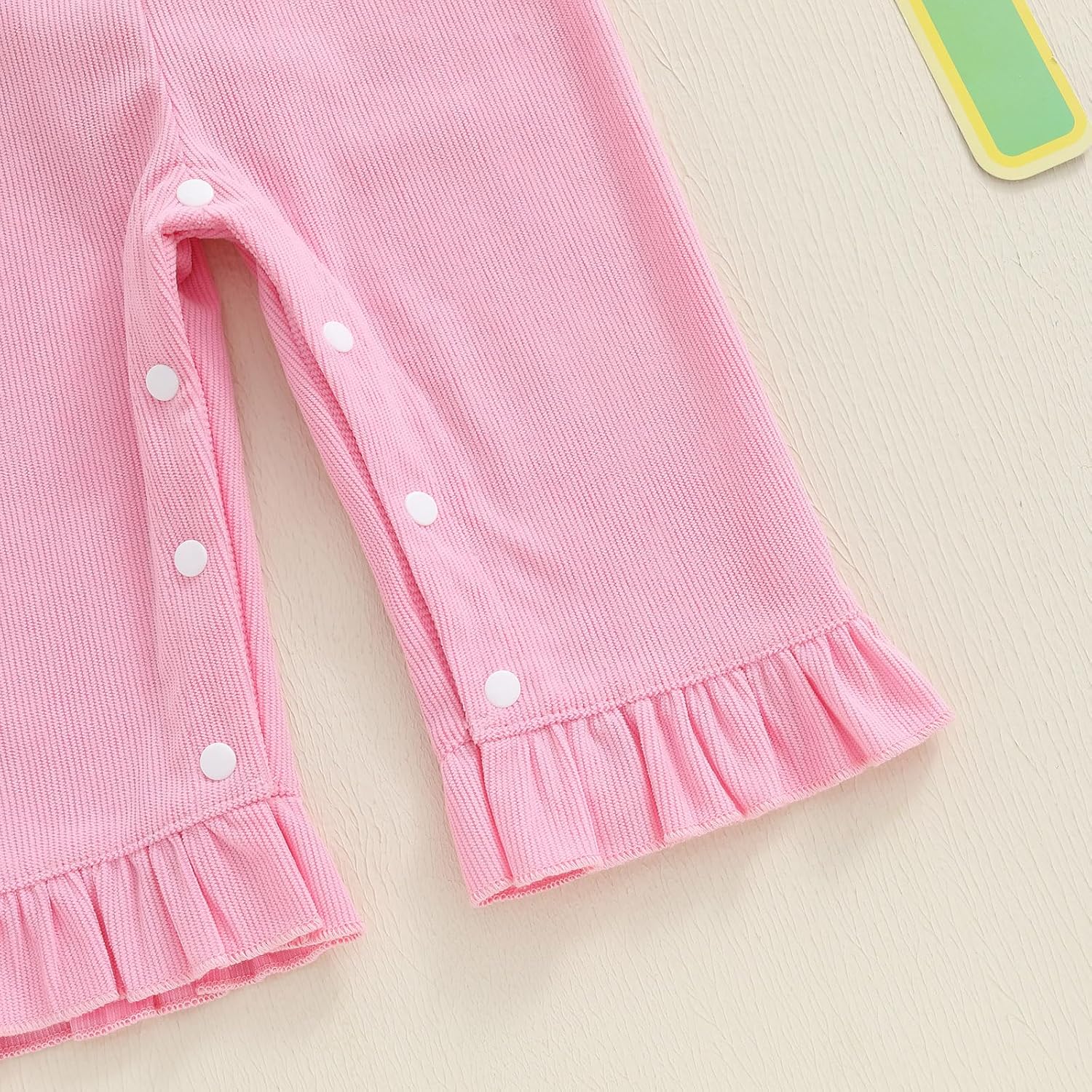 BULINGNA Baby Girl 1st 2nd Birthday Outfit Sleeveless Letters Embroidery Jumpsuit Overalls Corduroy Birthday Clothes - Image 7