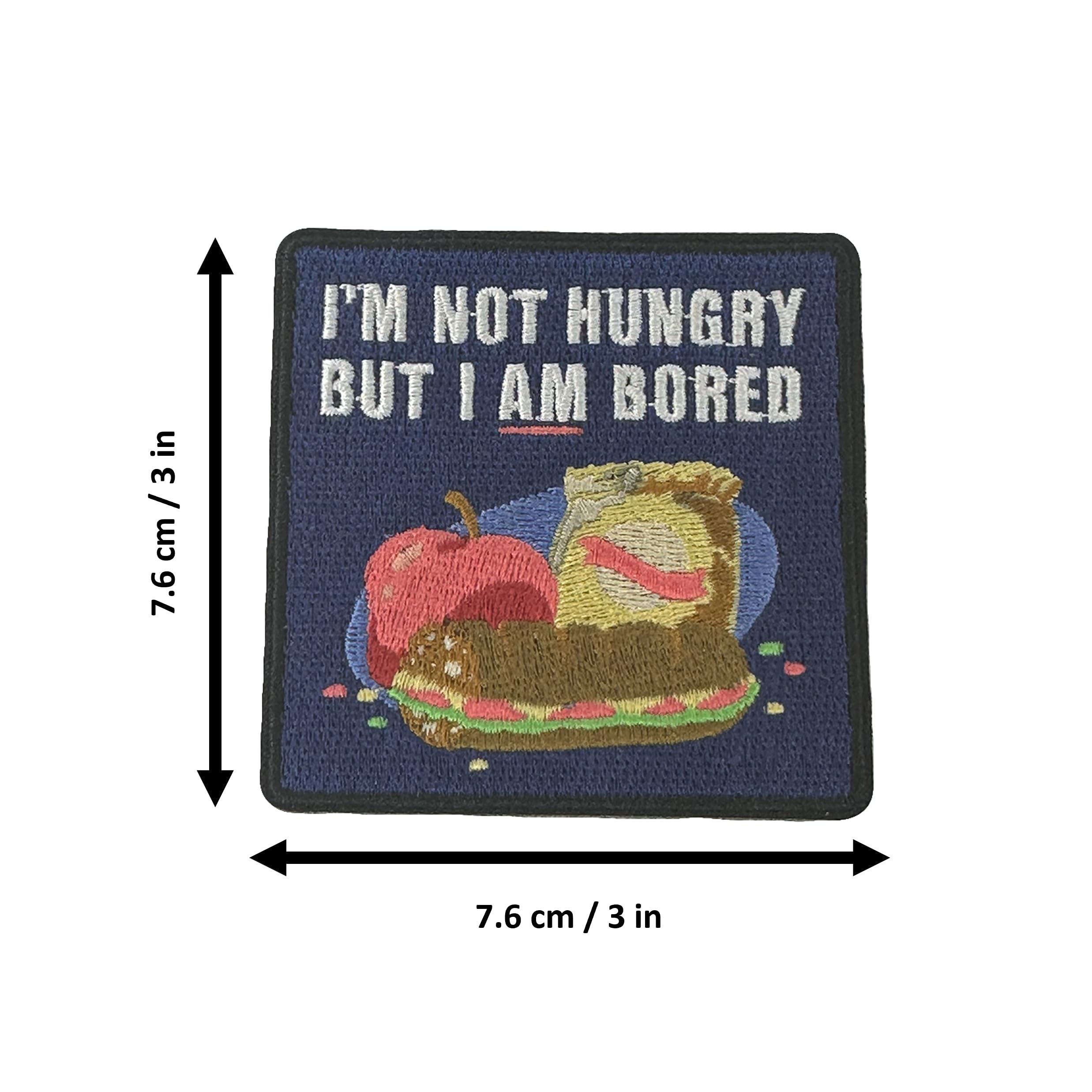 Hungry Morale Patch, FILSEF, Meme Patches for Backpacks, Military Hook and Loop, Murph, Tactical Veteran Owned, FP-27