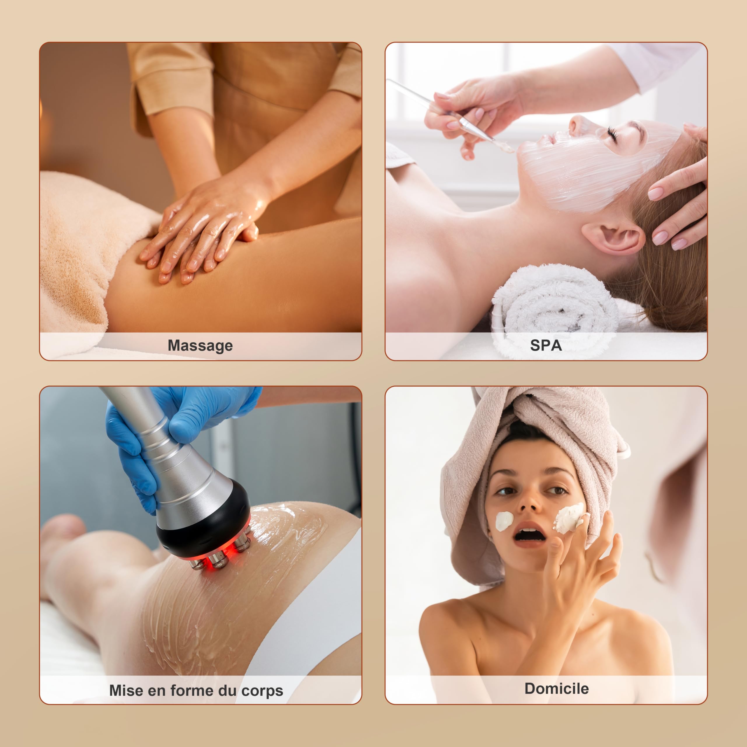 Elitzia Noyer Huile de Massage Réchauffeur Indépendant Double Bouteille Contrôle de Chauffage 4 Pompes 122-140°F ETAW04