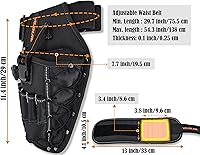 Vista 9 de 3-In1 Drill Holster Set w/Strong Magnetic Wristband & Solid 2 inch Belts for Men, Drill Holder, Tool Belt Drill Holder, 12v Power Tool Holster