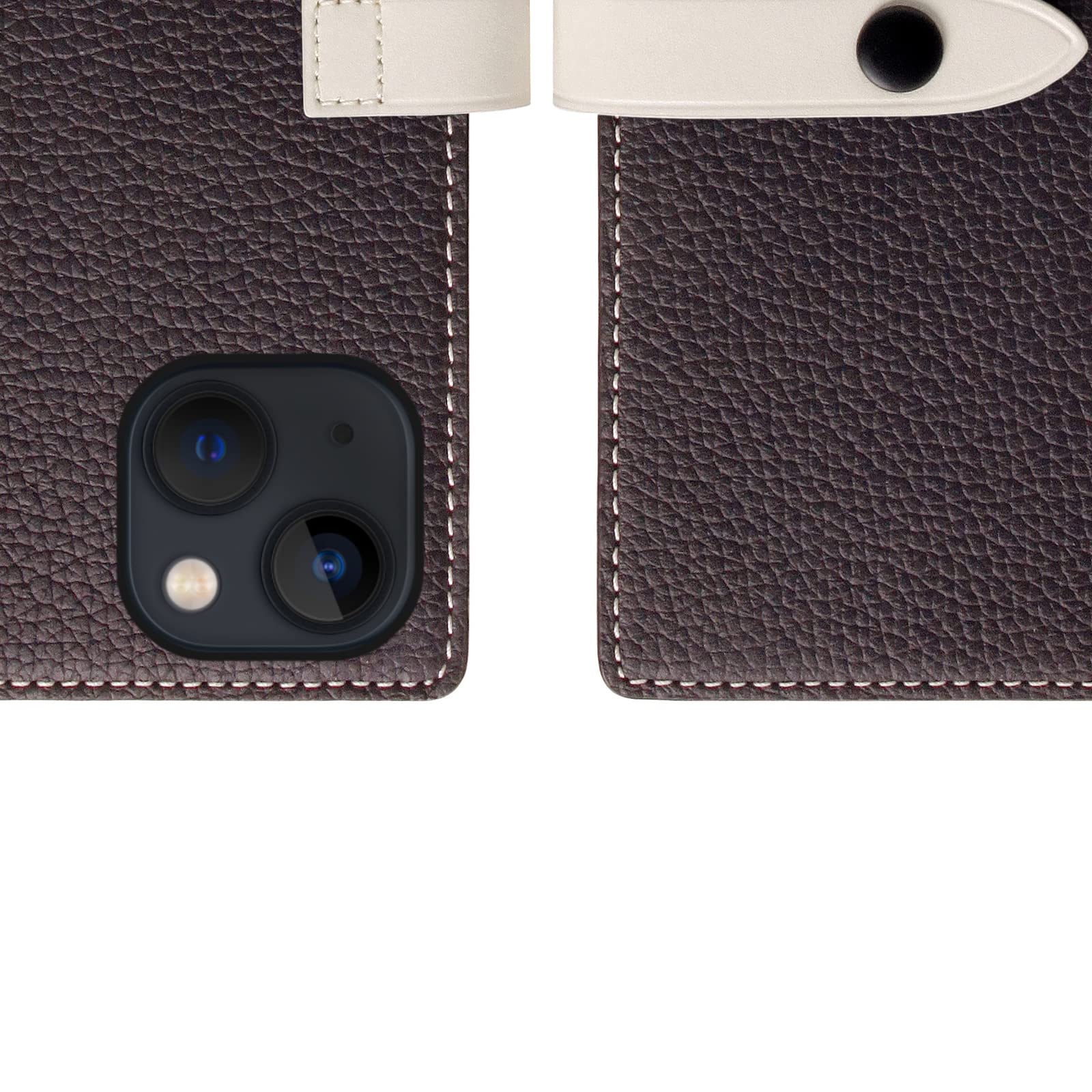 SLG Design Full Grain Leather Case ブラックブルー iPhone 13 Pro
