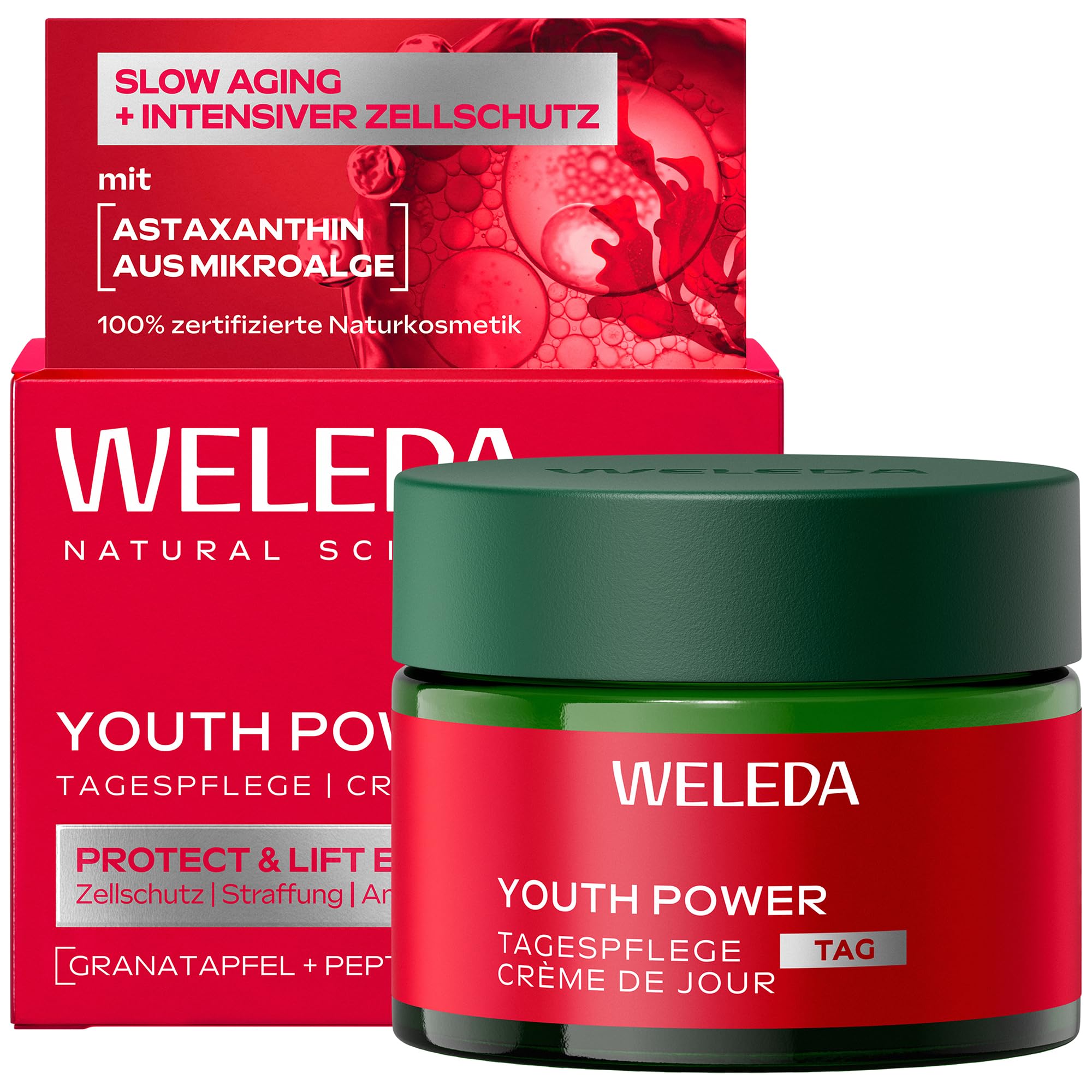 WELEDA Bio Youth Power Tagespflege Protect & Lift Granatapfel & Astaxanthin