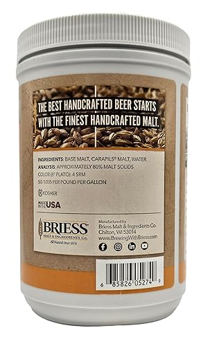 Miniatura 2 de Aprenda a preparar B8-IS5X-KJH8 Briess Extracto de malta líquida Luz dorada para Homebrew