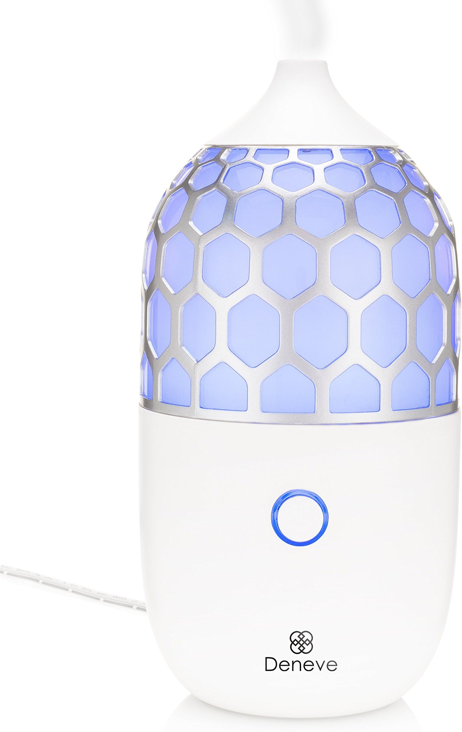 Thera-B Essential Oil Diffuser by Deneve - Best Top Rated Ultrasonic Aromatherapy Oils Humidifier and Mister - Perfect Decor Gift for a PeacefulHome Yoga Meditaion Workout or Office Space