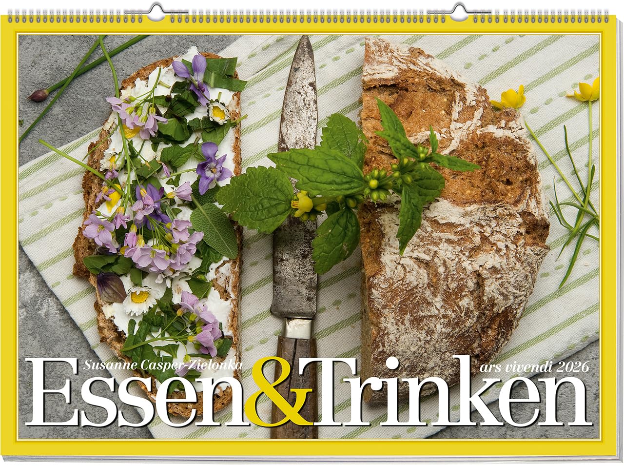 Essen & Trinken 2026 – Posterkalender mit puristischer Fotokunst - Kulinarische Motive in stilvollen Aufnahmen für jeden Monat