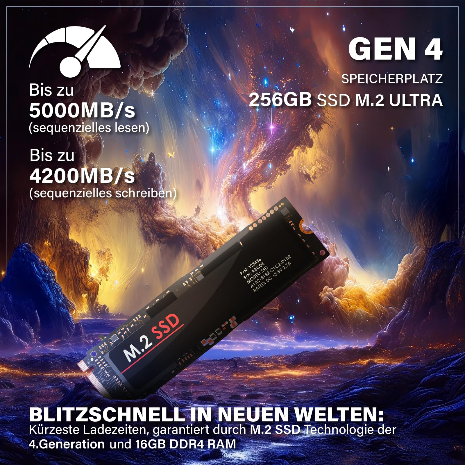 HYPER BYTE® Essential Gaming PC - Computer mit AMD Ryzen 3 3200G mit 4,0 GHz | Vega 8 | 16GB DDR4 RAM | 256GB SSD | Gamer Tower Desktop | USB 3.0 | WLAN | Windows 11 Pro