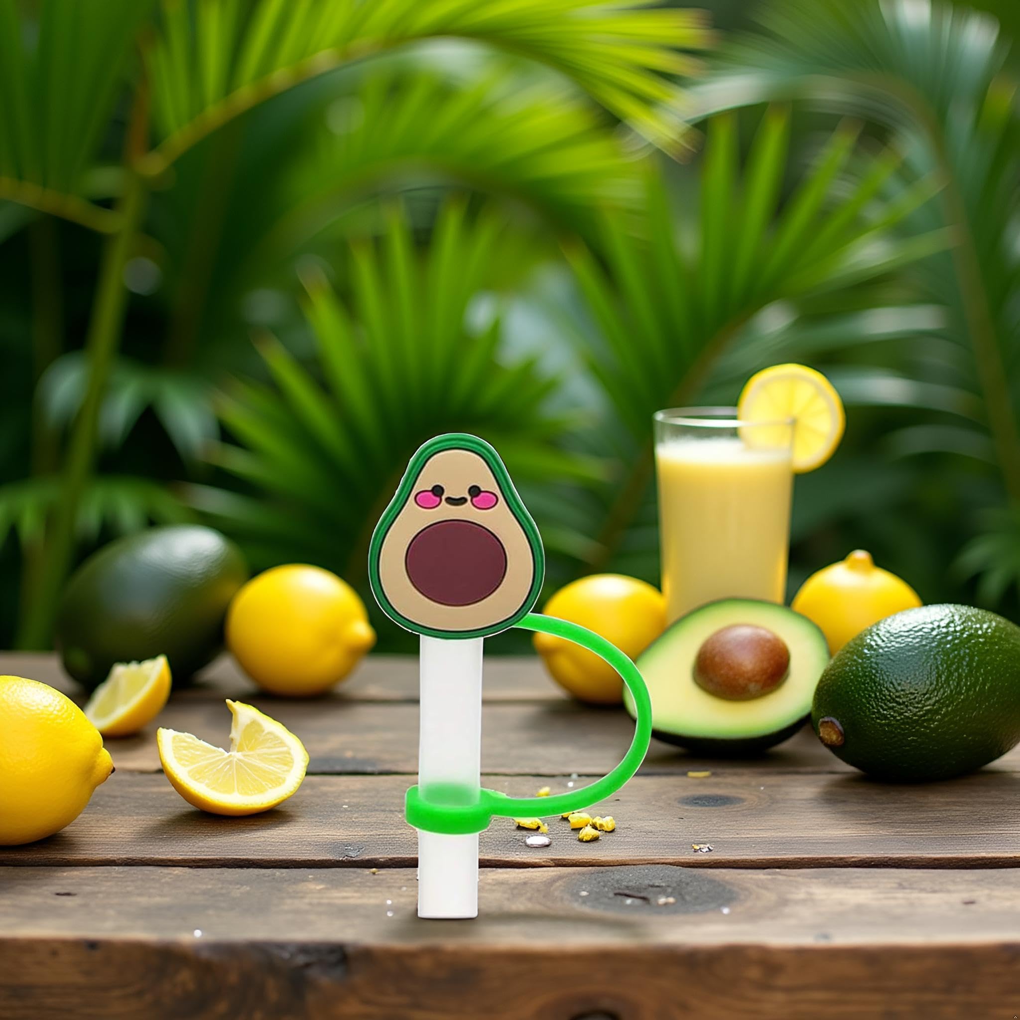 Bouchon De Paille Vert Avocat, Accessoires De Tasse Stanley