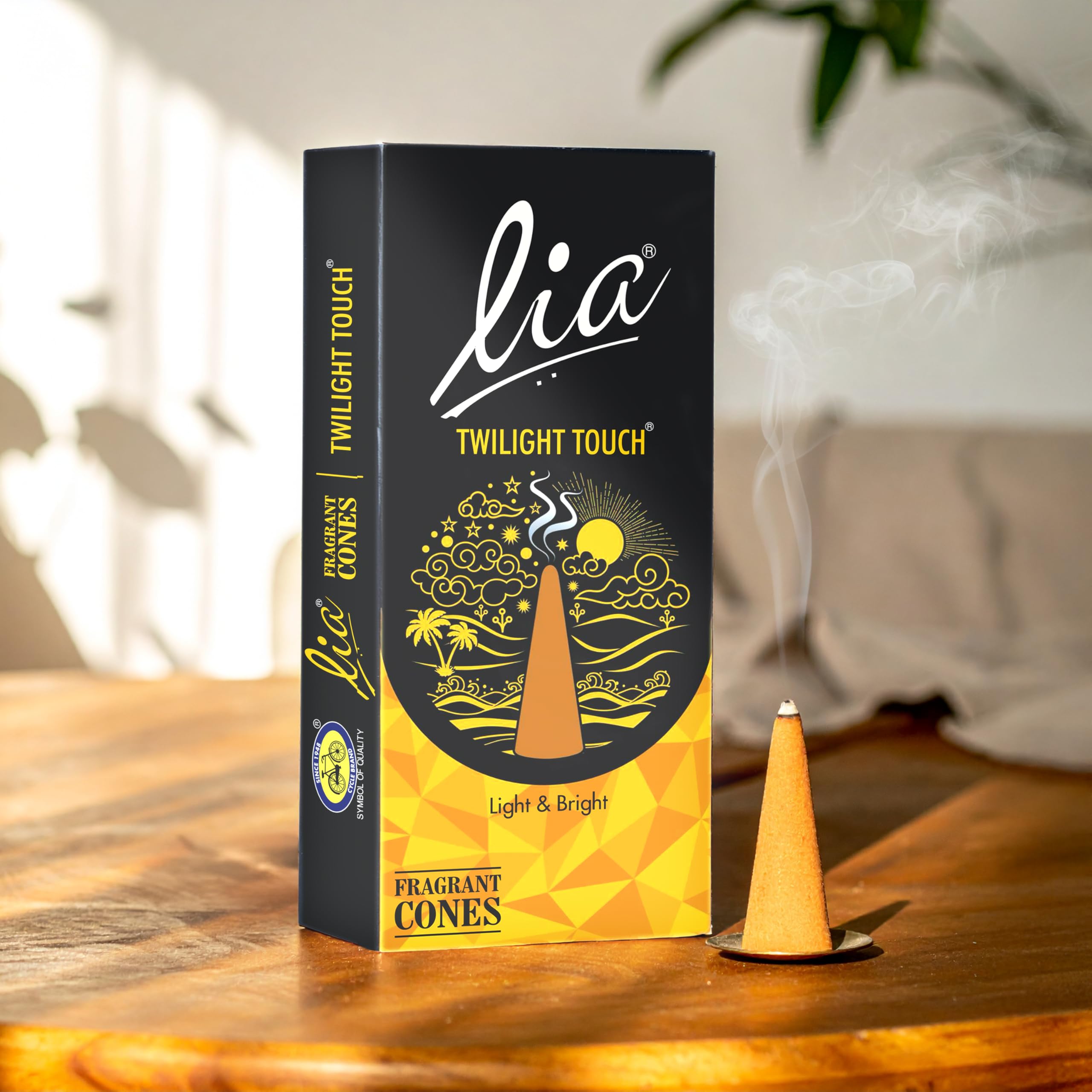 Lia Twilight Touch Fragrant Cones – Rose & Floral Aroma | Charcoal-Free & Bambooless | 10 Cones + Free Holder | Mood-Uplifting & Eco-Friendly-image-49