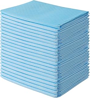 Tivcck 50 Pack Disposable Changing Pads,17 x 24 inch Baby Disposable Underpads,Ultra Absorbent Disposable Bed Pads,Diaper Changing Pads,Leak-Proof Breathable Underpads,Waterproof Pets Pee Dogs Pads