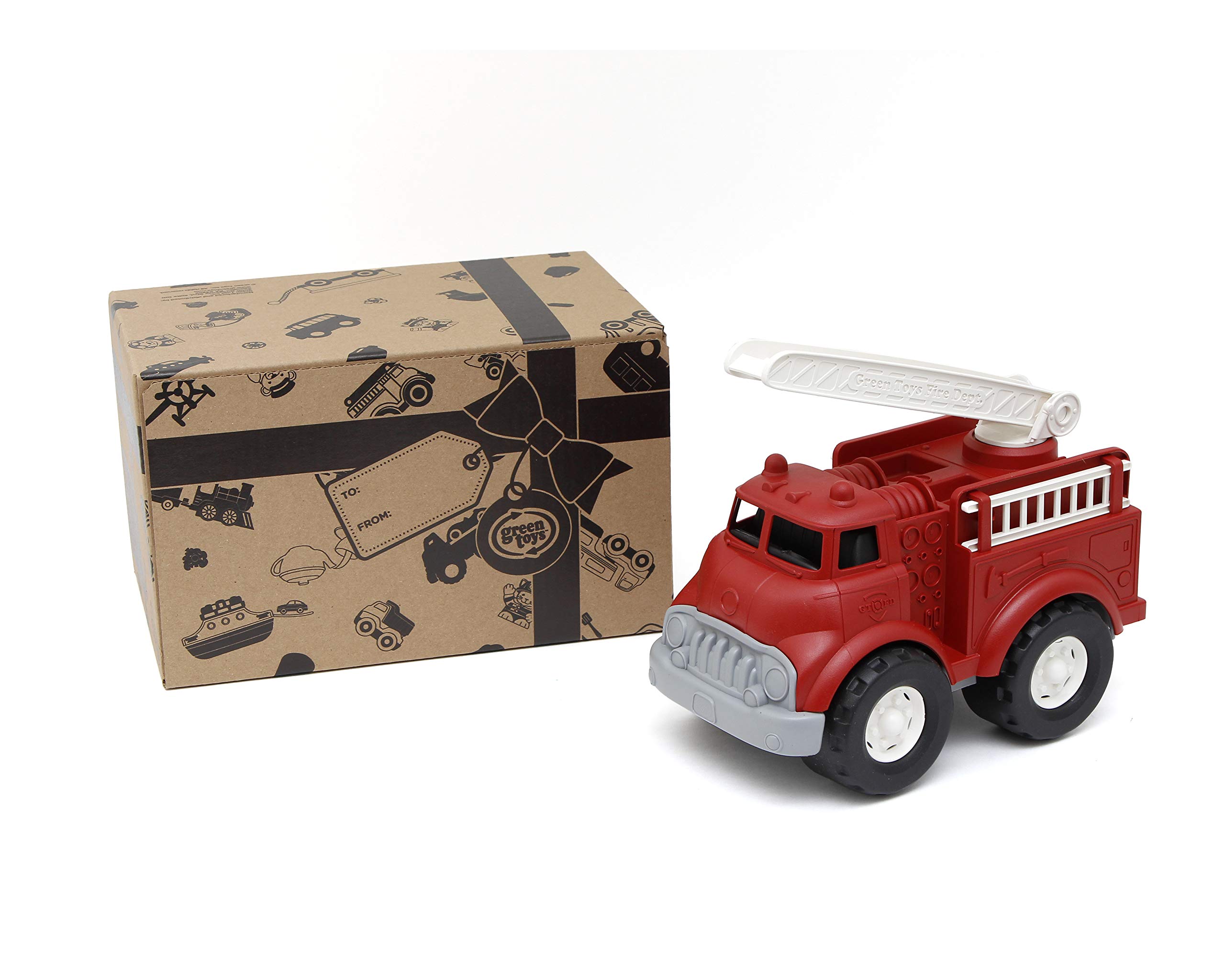 Amazon.com: Green Toys Fire Truck, Red : Toys & Games