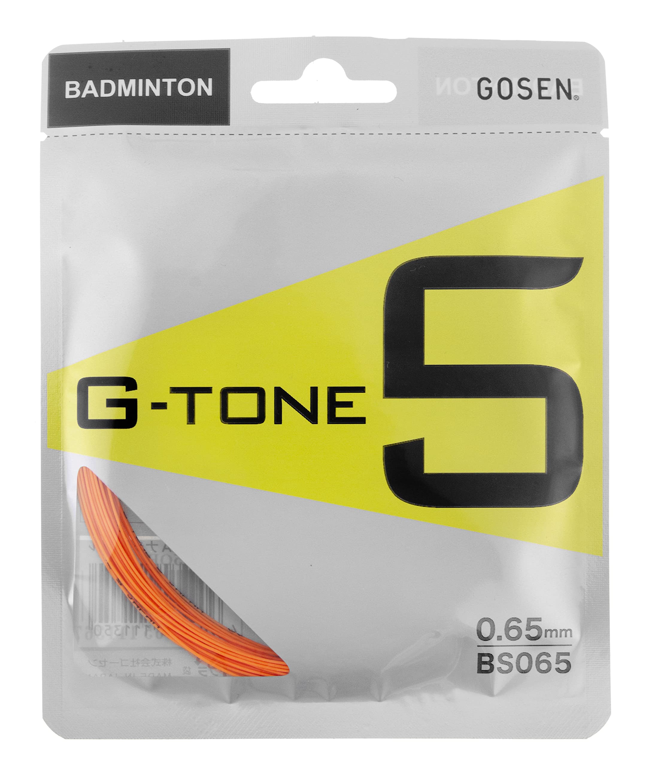 Gosen G-Tone 5 Badminton String Orange 0.65mm - Made in Japan (B078QR42V3) Amazon Price History, Amazon Price Tracker