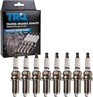 Vista 10 de TRQ Juego de 4 piezas de bujías de iridio para motor de afinación