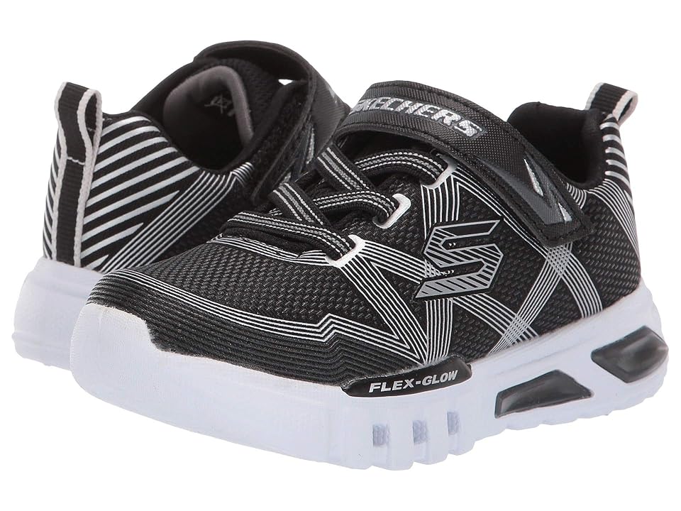 

SKECHERS KIDS Flex-Glow 90542N Lights (Toddler) (Black/Charcoal) Boy's Shoes