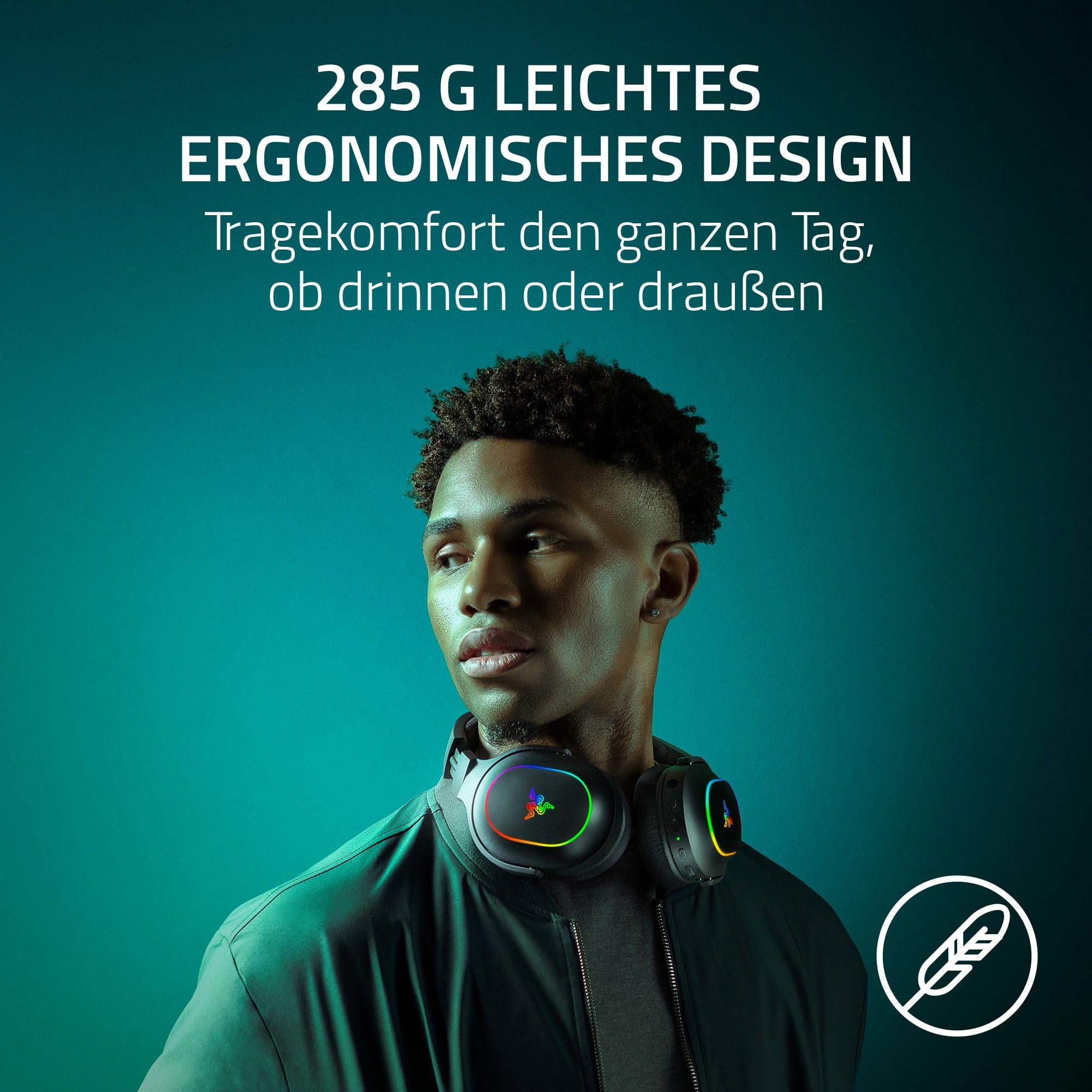 Razer Barracuda X Chroma kabelloses Multiplattform-Gaming-Headset mit 6 Zonen Chroma RGB – Bild 3
