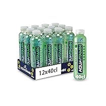 San Benedetto Aquavitamin BRAIN-UP Gusto Kiwi, Mela e Melograno, Bevanda con alto contenuto di Vitamina C, Vitamine in Acqua Minerale, 12×400 ml
