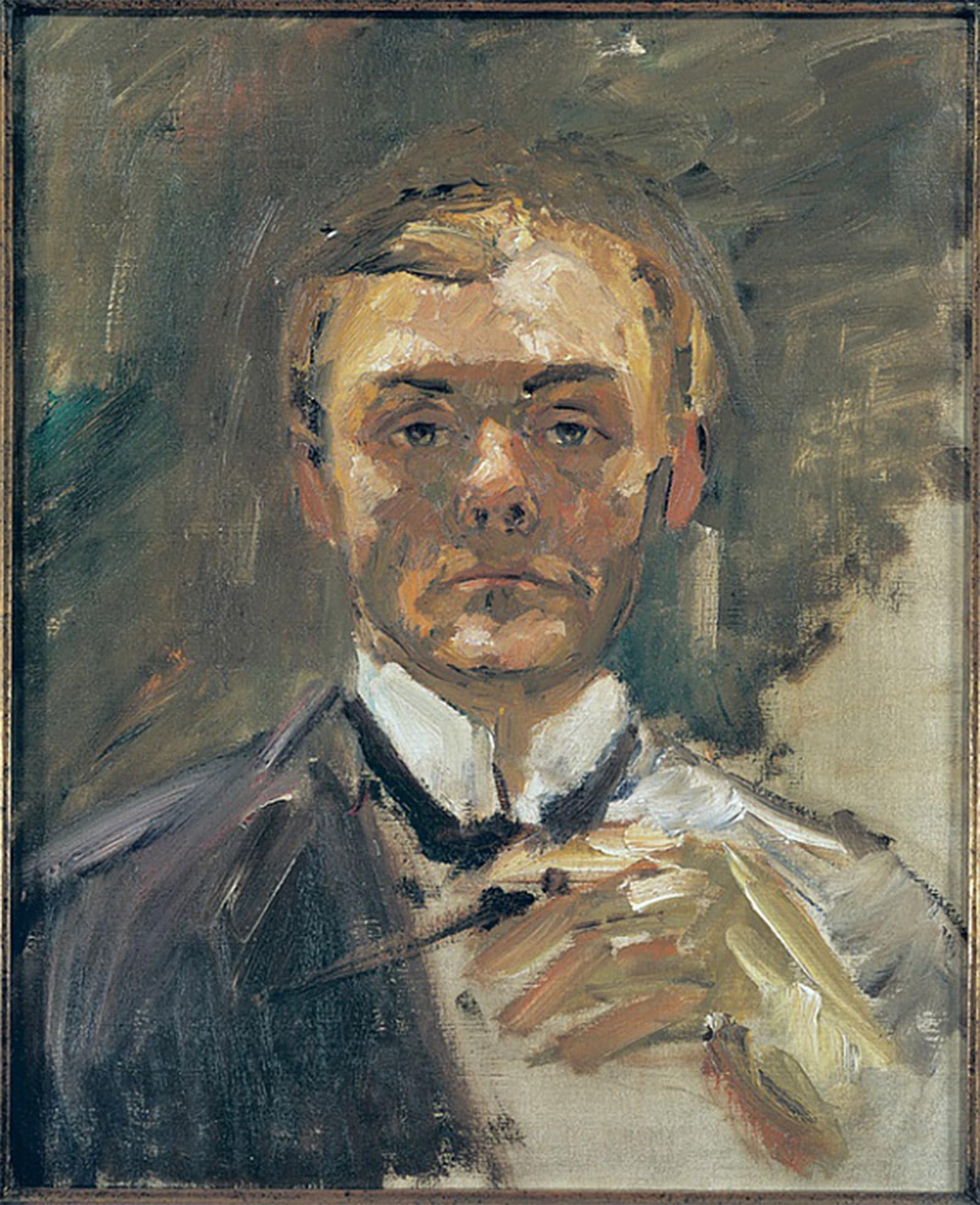 ARTXLXXBN Famous Painting Canvas Artwork Graffiti Print Untitled by Max Beckmann Portrait Canvas Image for Home Decor 60x90cm