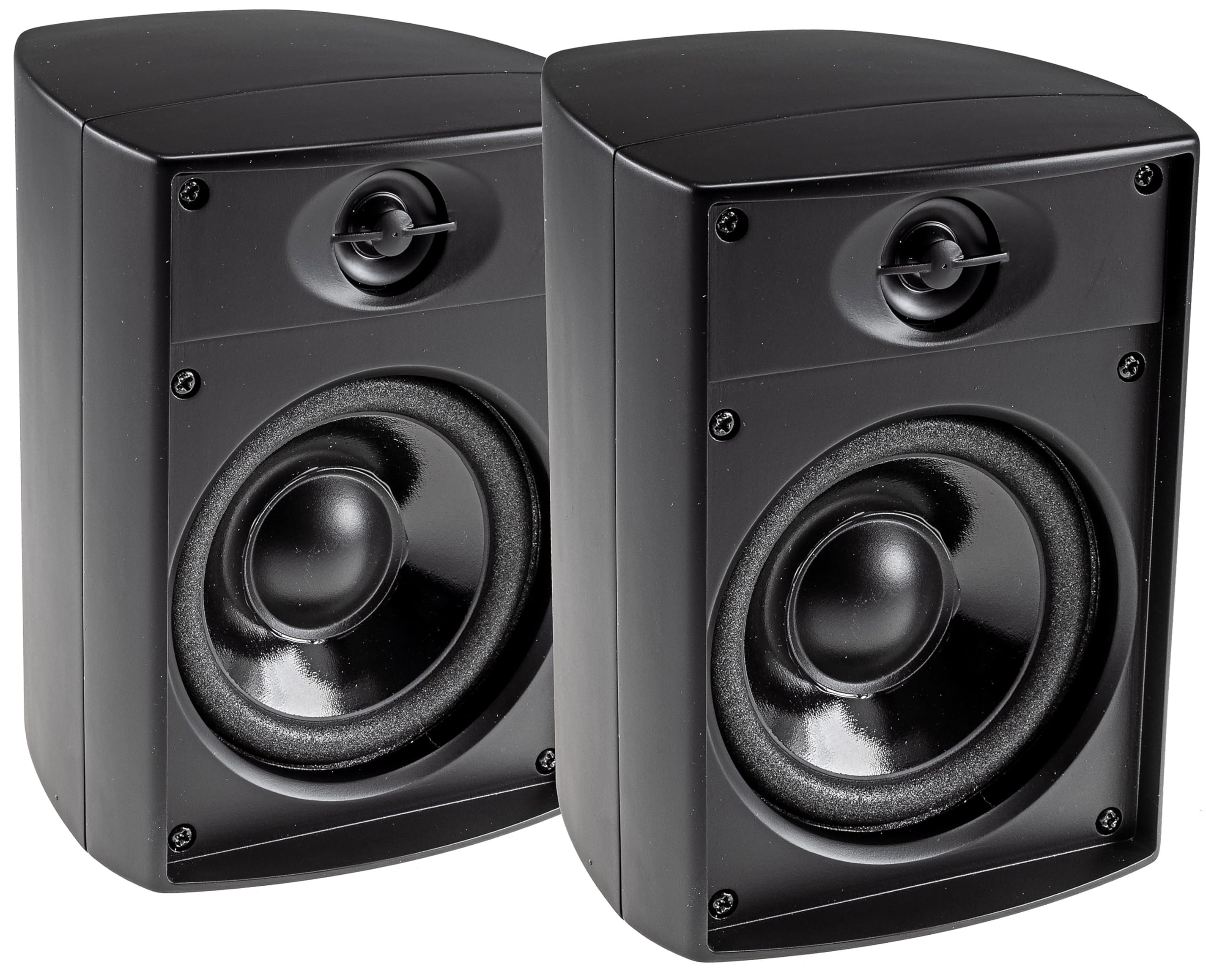 ChiliTec Paire d'enceintes 2 Voies pour chaîne stéréo Hi-FI Home cinéma 60 Watts 8 ohms