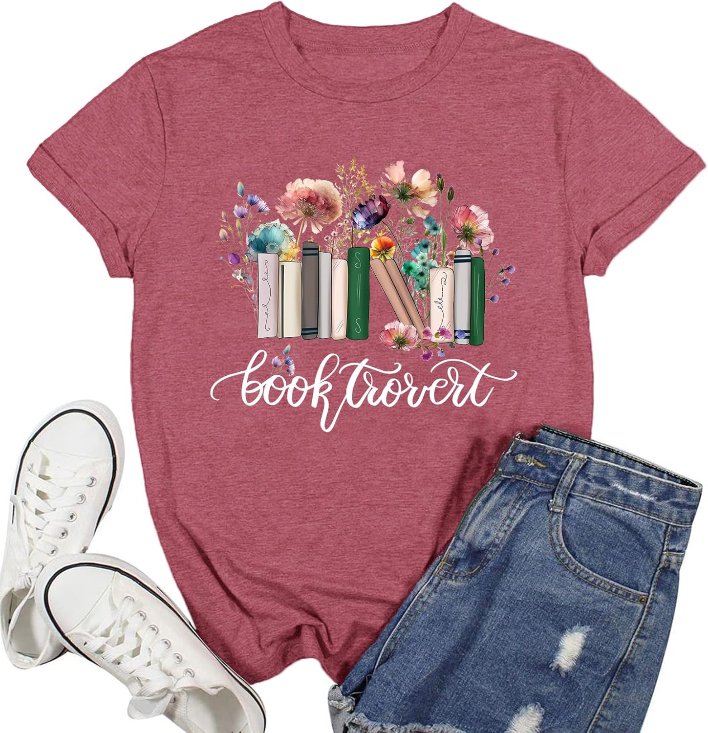 Ascrazy Reading Shirt for Women Freedom to Read Books T-Shirt Bookworm Shirts