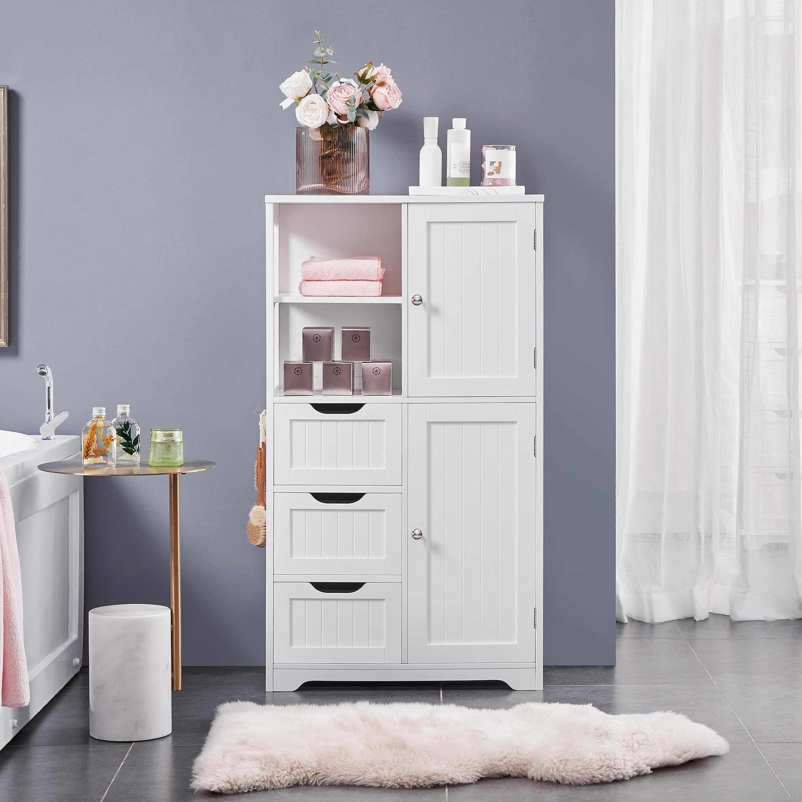 Badkamerkast naturel eiken met glad front 180 L/R - Van Heck Badkamers