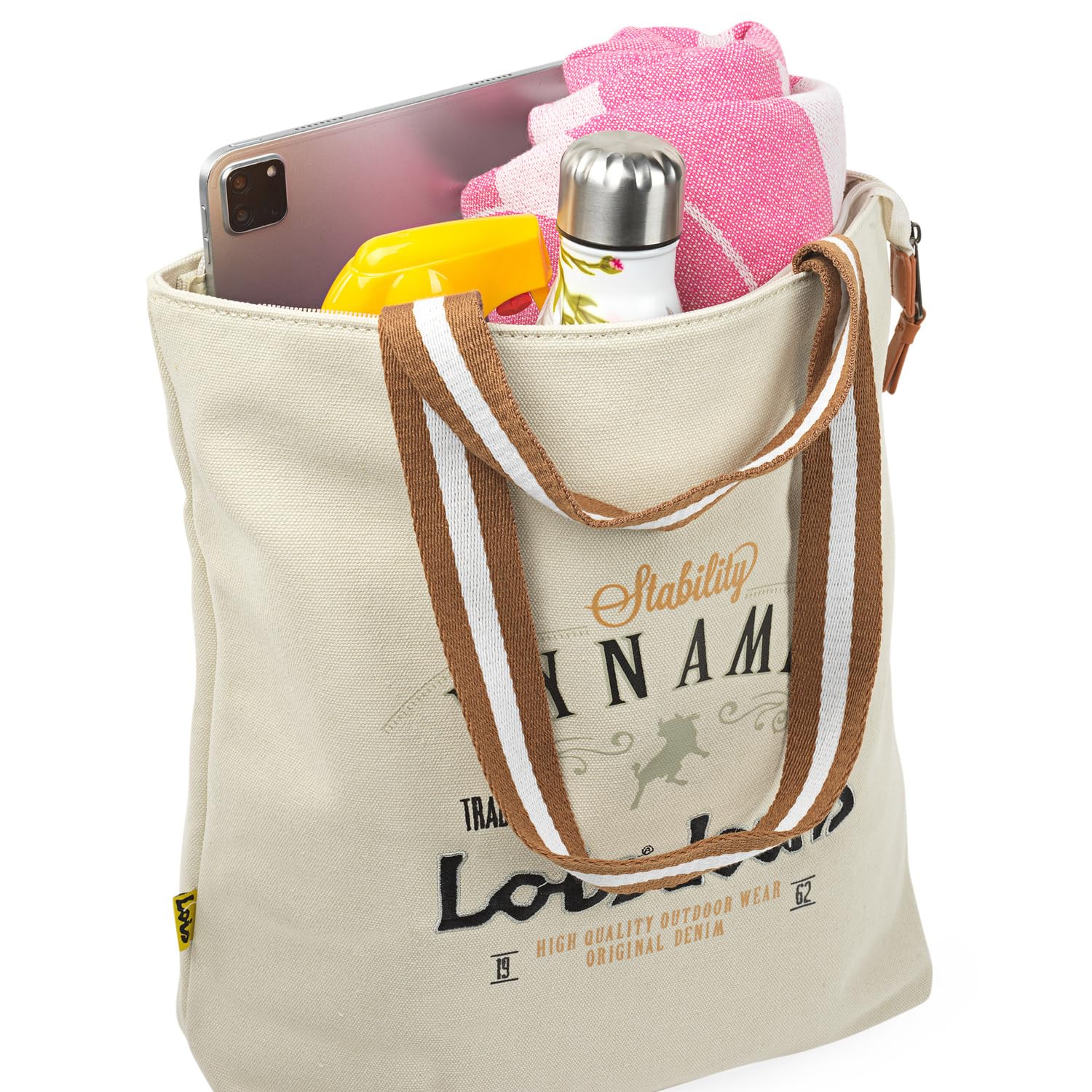 Lois - Bolso Shopper Mujer Espacioso y Elegante Bolso Hombro Mujer Casual Moderno. Shopper para Oficina Diario y Viajes Ideal