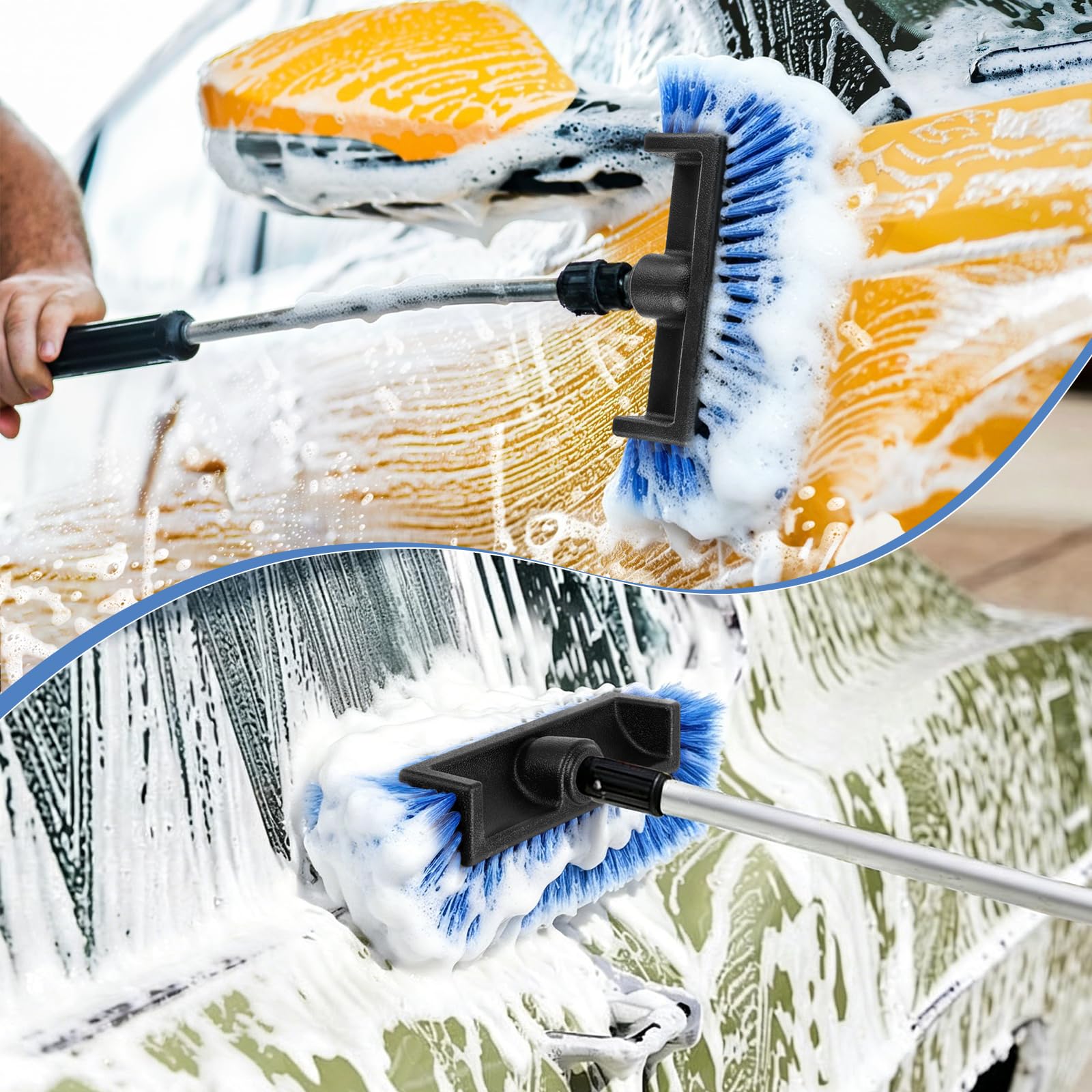 12" Car Wash Brush - Gentle on Paint -5