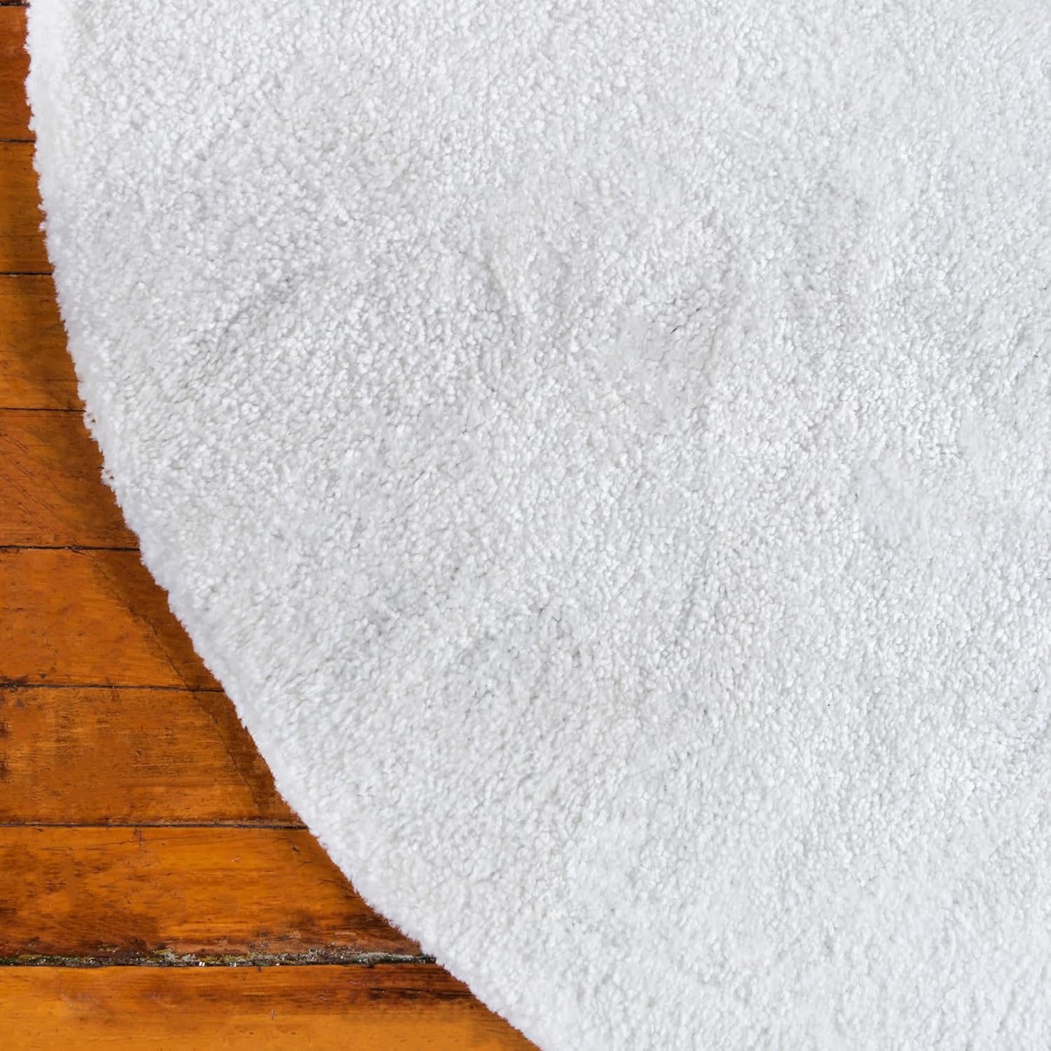 Unique Loom Solo Collection Area Rug - Calabasas (3' 3" x 5' 3" Oval, Snow White)