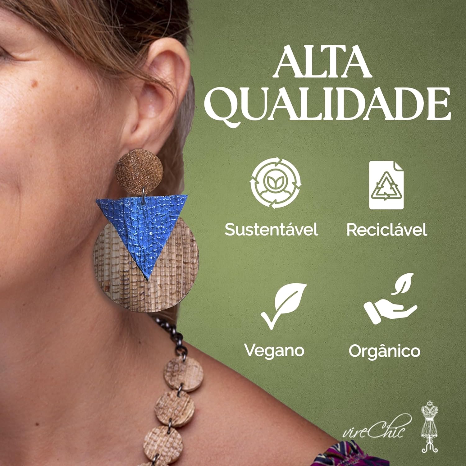 Brinco Grande Feminino Magia na Floresta – Brinco Feito à Mão de Fibra de Banana e Papel Reciclado – VEGANO, Bijuteria em promoção! Veja a oferta e mais achadinhos de Bijuterias 7 Hoje é o melhor dia para comprar Brinco Grande Feminino Magia na Floresta – Brinco Feito à Mão de Fibra de Banana e Papel Reciclado – VEGANO, Bijuteria com aquele preço maroto! Promoção! Aproveite a oferta! 7