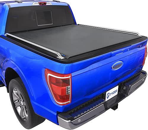 Tyger Auto T2 Low Profile Soft Roll-up Truck Bed Tonneau