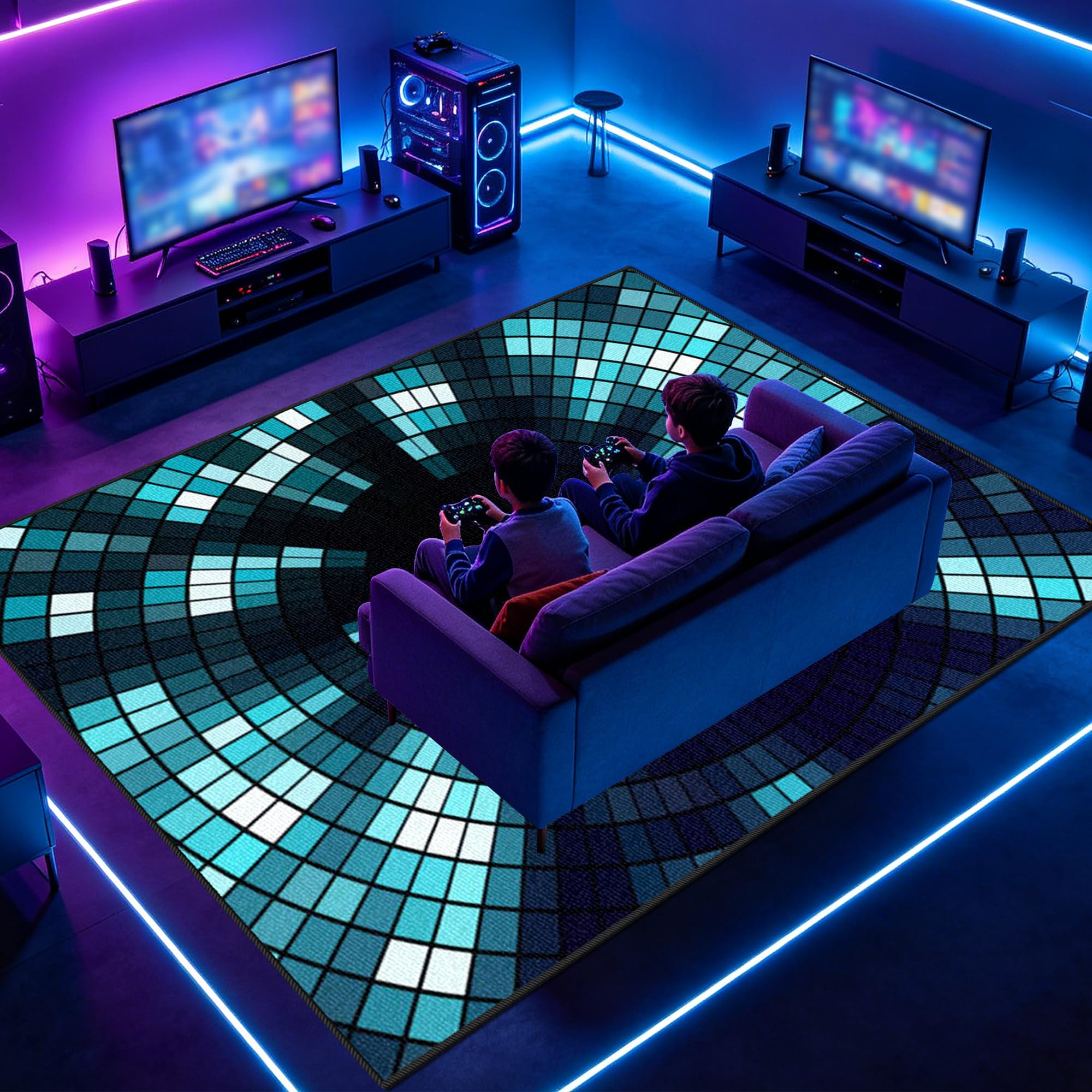Tapis chambre garcon xxl pour transformer le salon en véritable salle de jeux