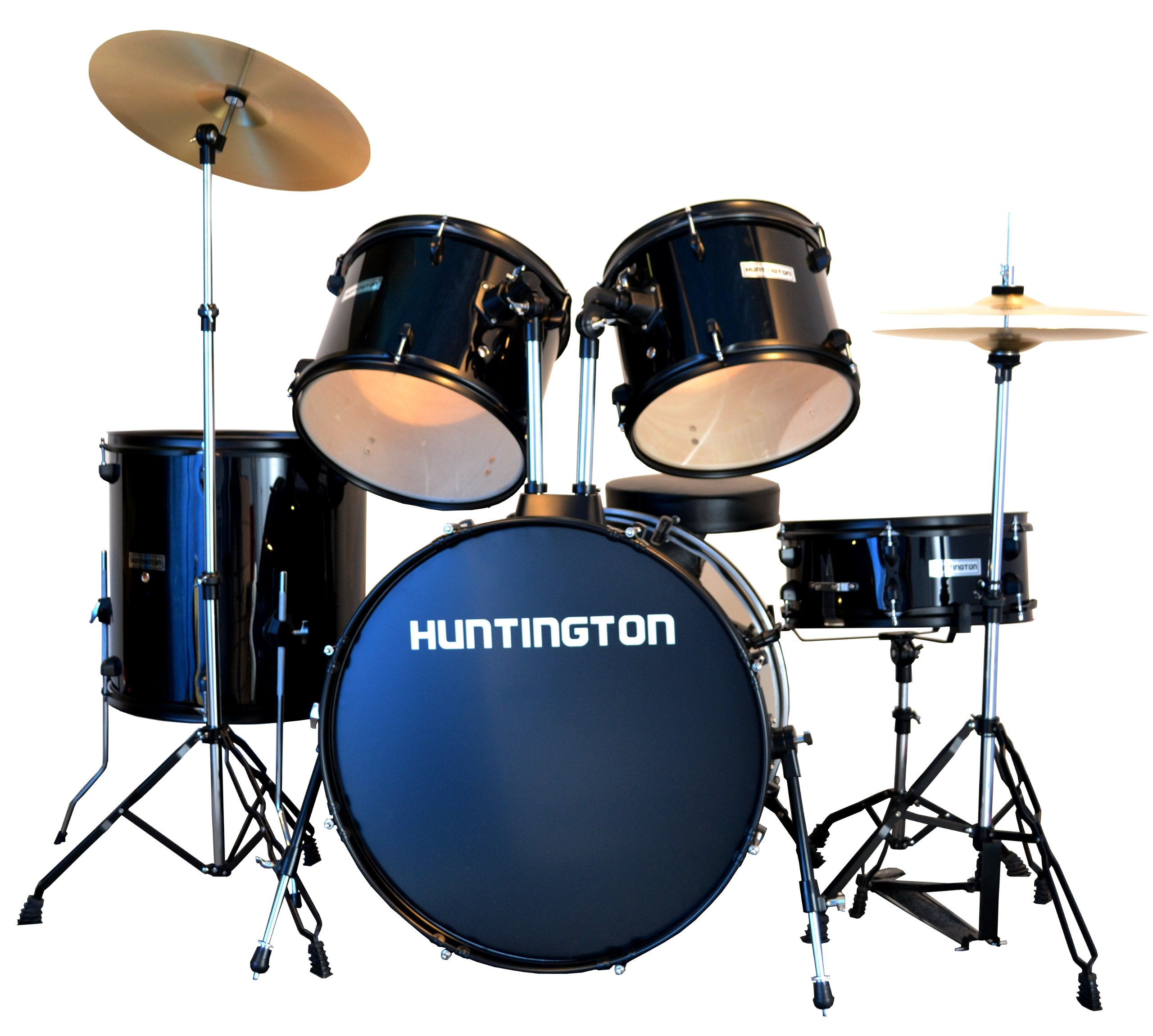 Huntington DRM500-BK 5-Piece Drum Set Throne, Black : Amazon.ca