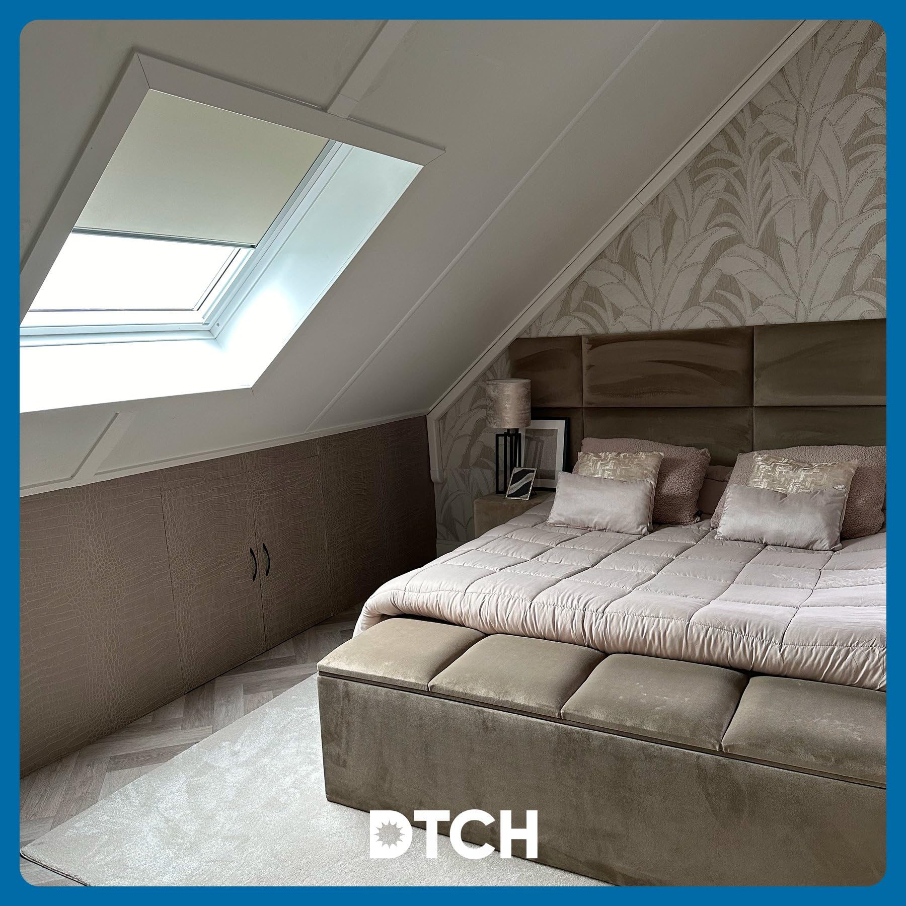 DTCH® Store de fenêtre de Toit - Occultant - Blanc - Compatible avec Velux: CK01