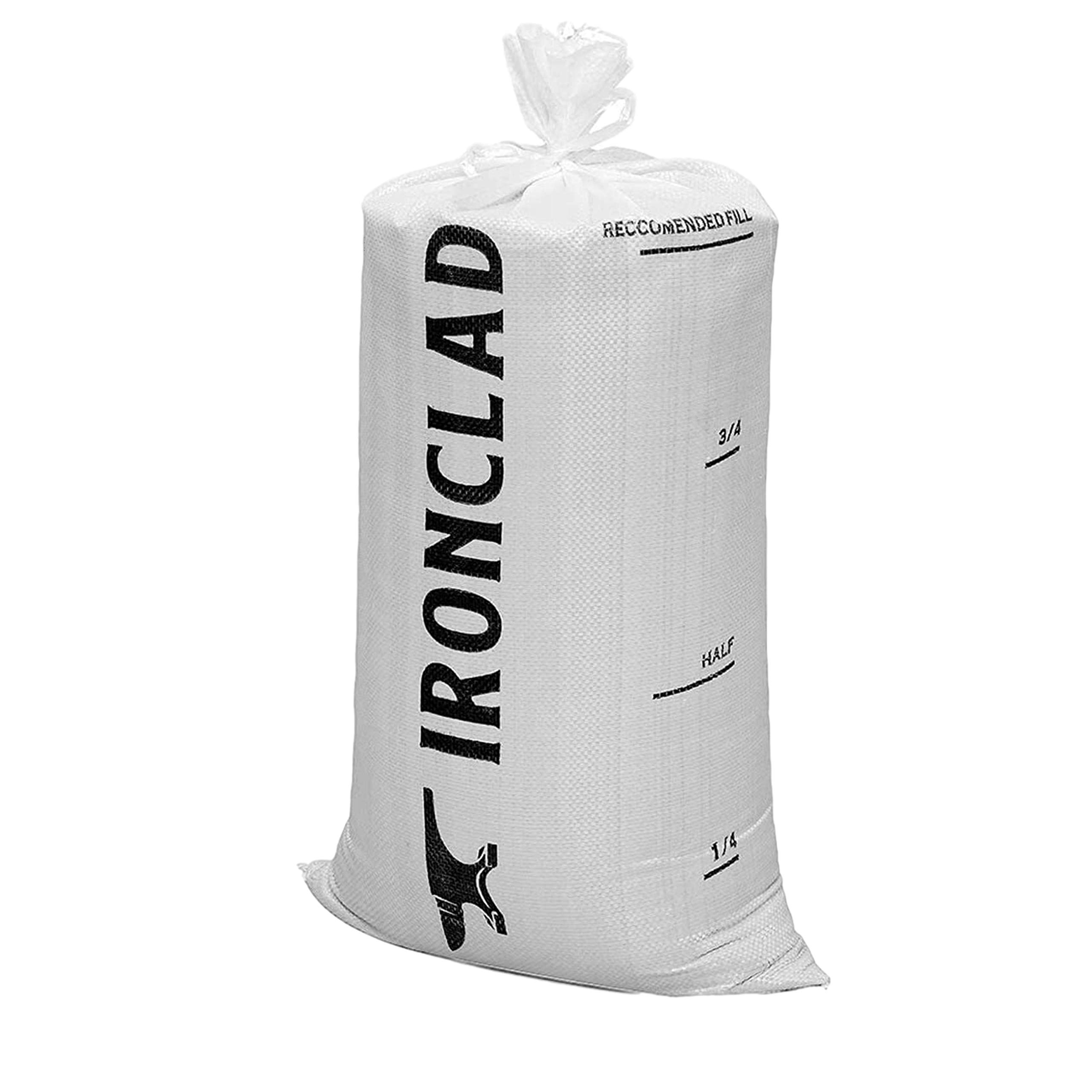 Emergency Sand Bags - Heavy Duty Sand Bags for Flooding with UV Protection, 50lb Capacity, Built-in Drawstring - Perfect for Flood Prevention, Survival Gear and Emergency Kit