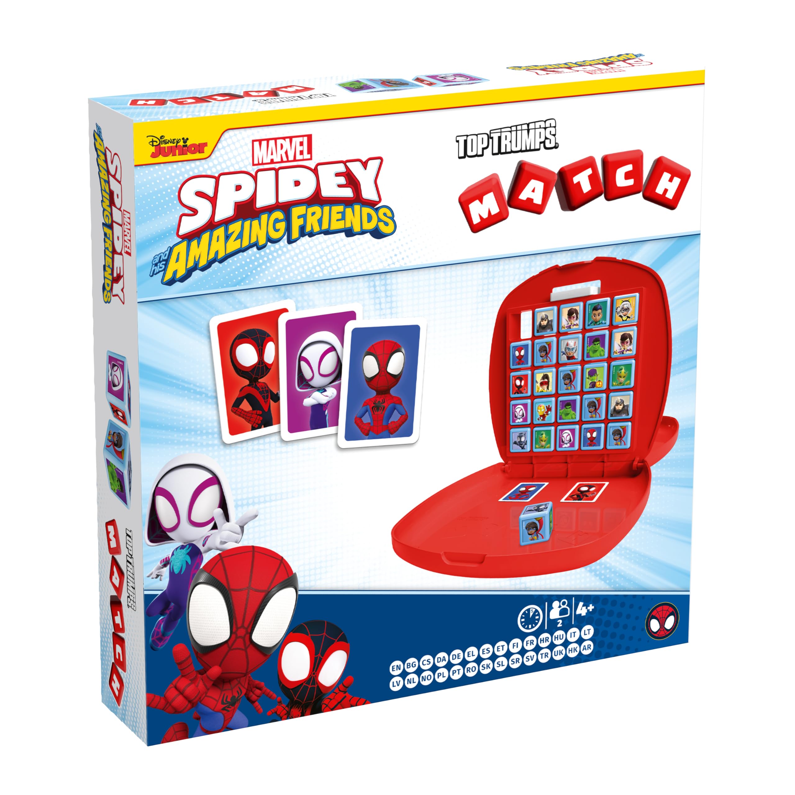 Top Trumps Spidey and Friends Match Board Game Play with your favourite characters including Dr Octopus