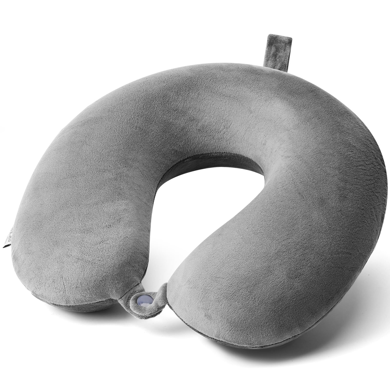 XinYiSheng Travel Pillow - Memory Foam Neck Pillow Support Pillow,Luxury Compact & Lightweight Quick Pack for Camping,Sleeping Rest Cushion (Gray)